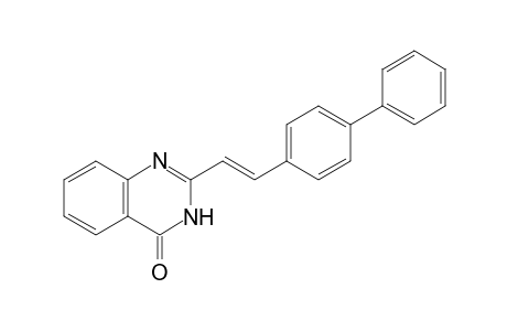 (E)-2-[2-(BIPHENYL-4-YL)-VINYL]-QUINAZOLIN-4(3H)-ONE