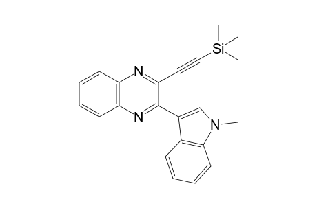 2-(1-Methyl-1H-indol-3-yl)-3-((trimethylsilyl)ethynyl)quinoxaline