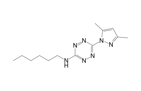 3-(3,5-DIMETHYLPYRAZOL-1-YL)-6-(HEXYLAMINO)-1,2,4,5-TETRAZINE