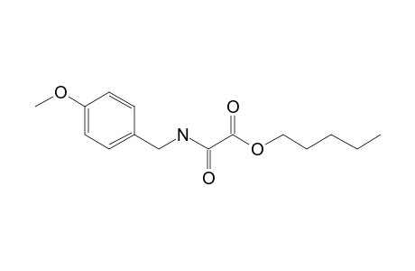 Oxalic acid, monoamide, N-(4-methoxybenzyl)-, pentyl ester