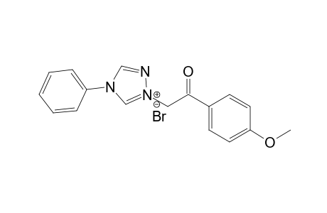 1-(4'-Methoxyphenacyl)-4-phenyl-1,2,4-triazol-1-ium bromide