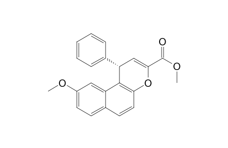 (S)-Methyl 9-methoxy-1-phenyl-1H-benzo[f]chromene-3-carboxylate