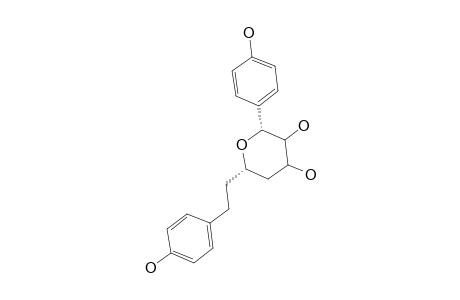 (3S,5R,6S,7R)-5,6-DIHYDROXY-1,7-BIS-(4-HYDROXYPHENYL)-DE-O-METHYLCENTROLOBINE
