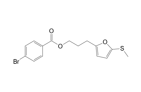 3-(5-Methylthio-2-furyl)propyl 4-bromobenzoate