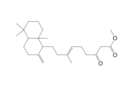 Methyl 9-(5,5,8A-trimethyl-2-methylenedecahydronaphthyl)-7-methyl-3-oxonon-6-enoate