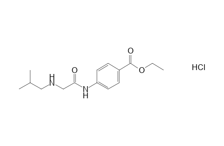 p-[(2-isobutylamino)acetamido]benzoic acid, ethyl ester, hydrochloride