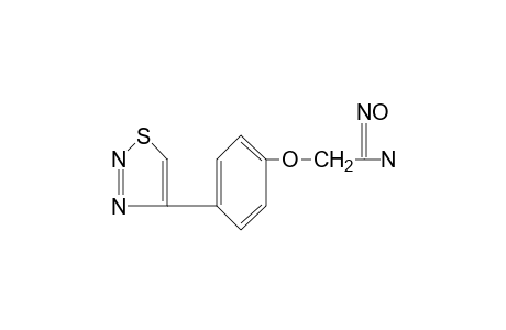 2-[p-(1,2,3-thiadiazol-4-yl)phenoxy]acetamidoxime