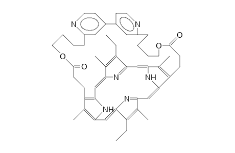 Mesoporphyrin-ii 4,4'-(4,4'-bipyridine-2,2'-diyl)-dibutyl diester