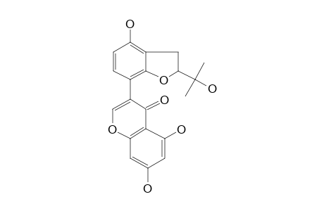 5,7-Dihydroxy-3-[2,3-dihydro-4-hydroxy-2-(2-hydroxyisopropyl)benzofuran-7-yl]chromone