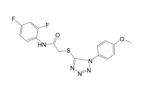 N-(2,4-difluorophenyl)-2-{[1-(4-methoxyphenyl)-1H-tetraazol-5-yl]sulfanyl}acetamide