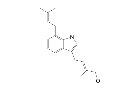 (E)-3-(3-HYDROXYMETHYL-2-BUTENYL)-7-(3-METHYL-2-BUTENYL)-1H-INDOLE