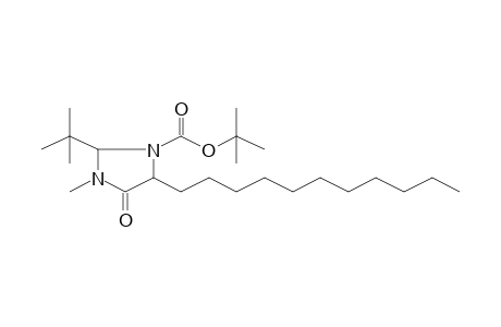tert-Butyl 2-tert-butyl-3-methyl-4-oxo-5-undecyl-1-imidazolidinecarboxylate