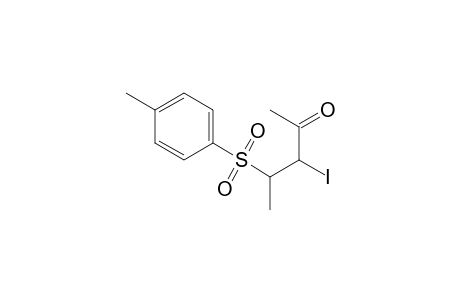 3-Iodo-4-(4-tolyl-sulfonyl)-pentan-2-one