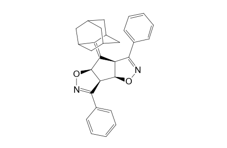 (3aR,3bR,6aS,7aR)-7-Adamantan-2-ylidene-3,6-diphenyl-3a,3b,6a,7a-tetrahydro-3aH-cyclopenta[1,2-d:3,4-d']diisoxazole