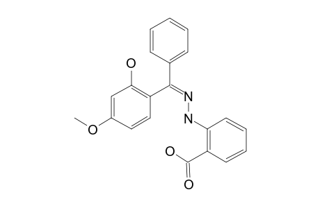 Benzophenone, 2-hydroxy-4-methoxy-, (2-carboxyphenyl)hydrazone