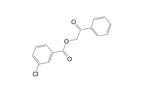 Benzoic acid, 3-chloro-, 2-oxo-2-phenylethyl ester