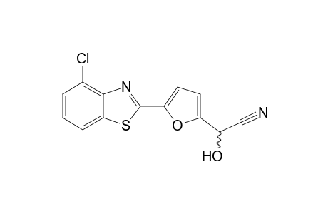 2-[5-(4-chloro-1,3-benzothiazol-2-yl)furan-2-yl]-2-hydroxyacetonitrile