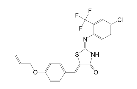 (5Z)-5-[4-(allyloxy)benzylidene]-2-[4-chloro-2-(trifluoromethyl)anilino]-1,3-thiazol-4(5H)-one