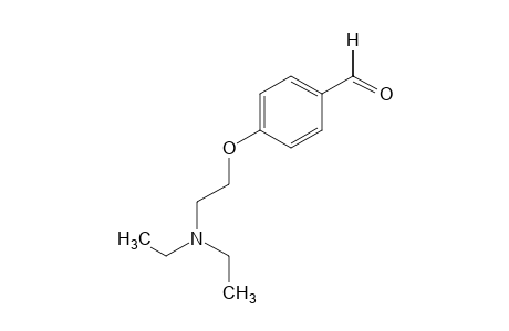 p-[2-(diethylamino)ethoxy]benzaldehyde