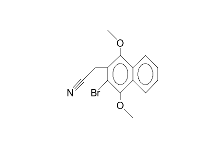 3-Bromo-1,4-dimethoxy-2-naphthalene-acetonitrile