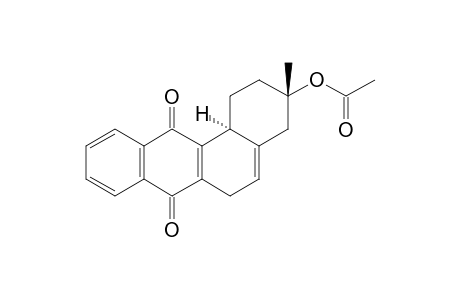 (3S,12bS)-3-Acetoxy-3-methyl-1,2,3,4,6,12b-hexahydrobenzo[a]anthracene-7,12-dione