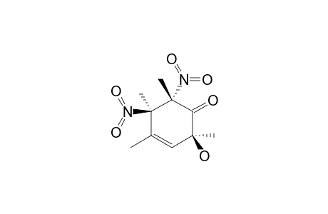 R-2-HYDROXY-2,4,5,6-TETRAMETHYL-C-5,C-6-DINITROCYCLOHEX-3-ENONE