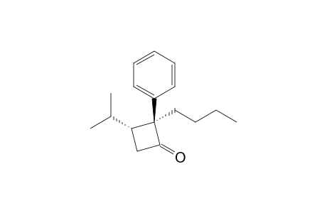 (2S*,3R*)-2-Butyl-3-isopropyl-2-(phenyl)-cyclobutanone