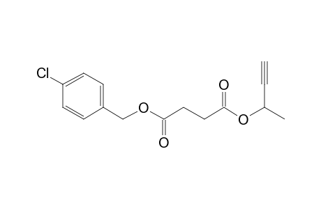 Succinic acid, but-3-yn-2-yl 4-chlorobenzyl ester