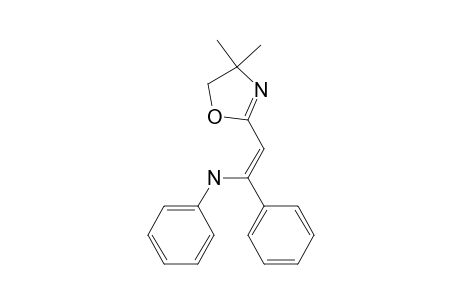 N-[(Z)-2-(4,4-dimethyl-5H-1,3-oxazol-2-yl)-1-phenyl-ethenyl]aniline