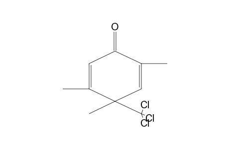 4-(trichloromethyl)-2,4,6-trimethyl-2,5-cyclohexadien-1-one