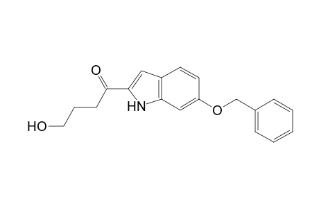 1-Butanone, 4-hydroxy-1-[6-(phenylmethoxy)-1H-indol-2-yl]-