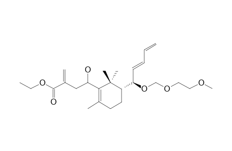 2-[2-hydroxy-2-[(5R)-5-[(1R,2E)-1-(2-methoxyethoxymethoxy)penta-2,4-dienyl]-2,6,6-trimethyl-1-cyclohexenyl]ethyl]acrylic acid ethyl ester