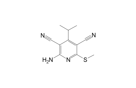 2-Amino-4-isopropyl-6-methylsulfanyl-pyridine-3,5-dicarbonitrile
