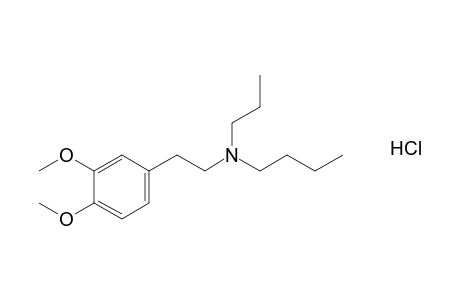 N-butyl-3,4-dimethoxy-N-propylpenethylamine, hydrochloride