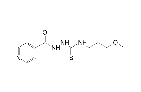 1-isonicotinoyl-4-(3-methoxypropyl)-3-thiosemicarbazide