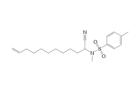 2-(N-Methyl-N-tosylamino)-11-dodecenenitrile