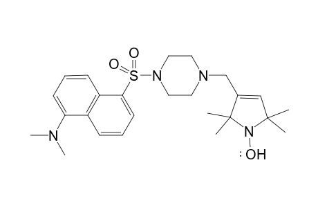 N-[4-(1-Oxyl-2,2,5,5-tetramethyl-2,5-dihydro-1H-pyrrol-3-ylmethyl)piperazin-1-yl]-(5-dimethylamino)-1-naphthalenesulfonamide radical