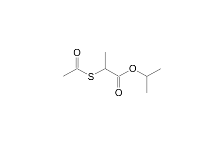 Propionic acid, 2-mercapto-, isopropyl ester, acetate