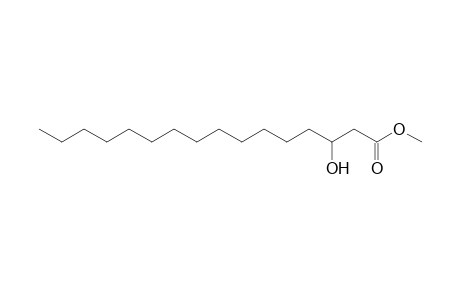 Hexadecanoic acid, 3-hydroxy-, methyl ester