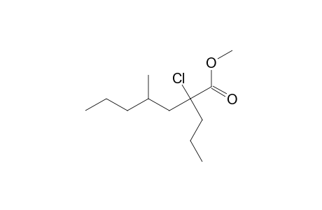 2-PROPYL,4-METHYL,2-CHLOROHEPTANOIC ACID METHYLESTER