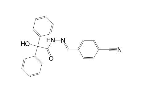 N'-[(E)-(4-cyanophenyl)methylidene]-2-hydroxy-2,2-diphenylacetohydrazide