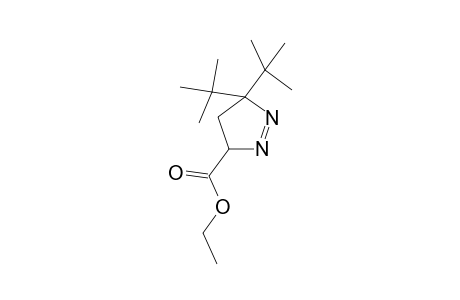 Ethyl 5,5-ditert-butyl-4,5-dihydro-3H-pyrazole-3-carboxylate