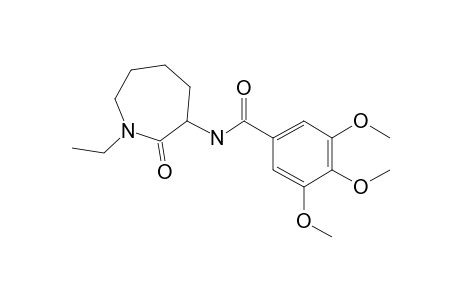 N-(1-Ethyl-2-oxoazepan-3-yl)-3,4,5-trimethoxybenzamide