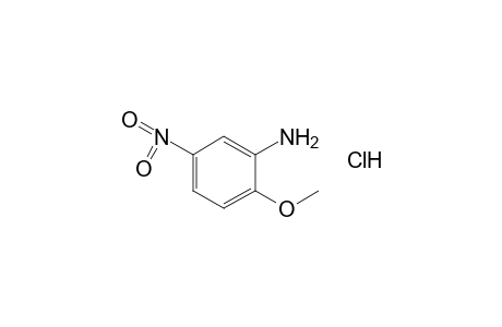 5-nitro-o-anisidine, hydrochloride