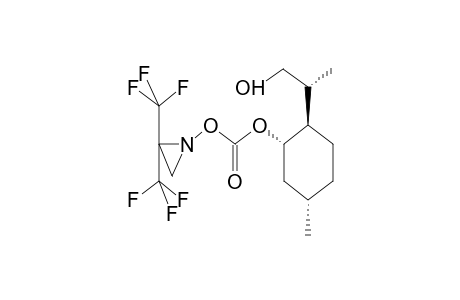 1-(O-L-(-)-MENTHYLOXYCARBONYLOXY)-2,2-BIS(TRIFLUOROMETHYL)AZIRIDINE(PURE DIASTEREOMER)