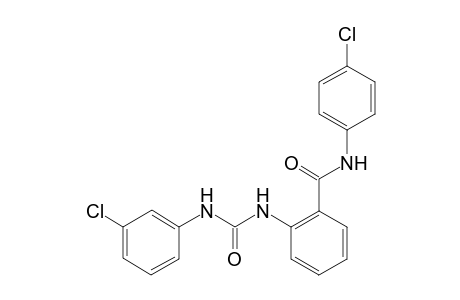 2-{[(3-chloroanilino)carbonyl]amino}-N-(4-chlorophenyl)benzamide