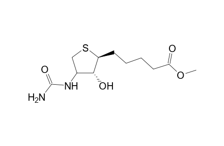 trans-2-(4'-methoxycarbonylbutyl)-3-hydroxy-4-ureidotetrahydrothiophene