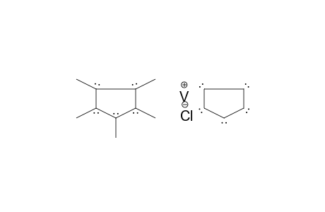 Vanadium-(3), chloro-cyclopentadienyl-(pentamethylcyclopentadienyl)-