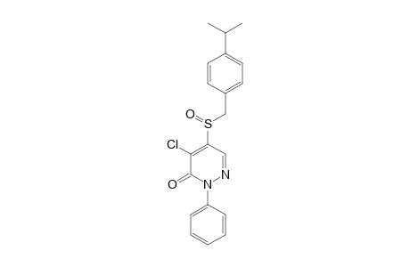 3(2H)-Pyridazinone, 4-chloro-5-[[[4-(1-methylethyl)phenyl]methyl]sulfinyl]-2-phenyl-