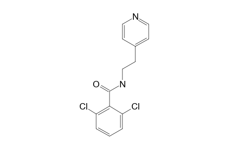 2,6-dichloro-N-[2-(4-pyridyl)ethyl]benzamide
